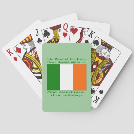 アイリッシュブラッドとウィスキー トランプ (裏面)