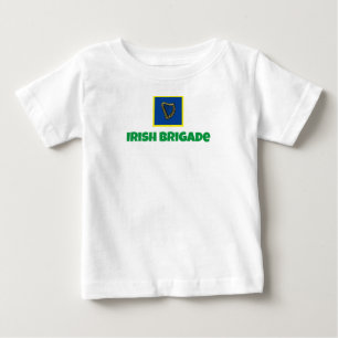 アイリッシュブリード国旗のベビーシャツ ベビーTシャツ
