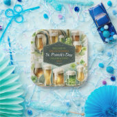 アイリッシュブレウズ&応援ズセントパトリックの日パーティー ペーパープレート (パーティー)