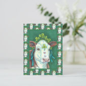 アイリッシュブレッド・セントシャムロック・カウパトリック・デイ・ハイファー シーズンポストカード (スタンド正面)