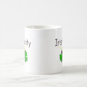 アイリッシュブーティポット金ゴールド聖パトリックの日 コーヒーマグカップ (中央)