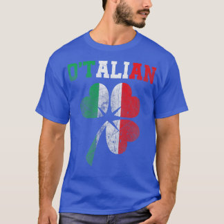アイリッシュプラス完イタリアン全伝統フラッグセントパット Tシャツ