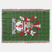 アイリッシュベルギンまたはO_ベルギンコートオブアームズ家族クレ スローブランケット (正面)