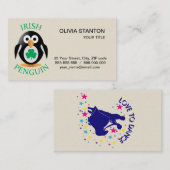 アイリッシュペンギン 名刺 (正面/裏面)