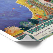 アイリッシュホリデートラベルCIEヴィンテージ1950のアイルランド ポスター (角)