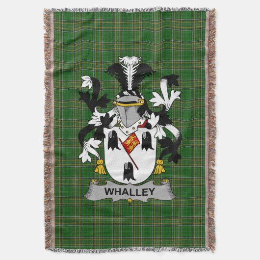 アイリッシュホワイラコートオブアームズ家紋アイルランド スローブランケット (正面縦)