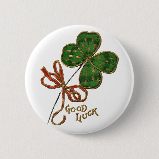 アイリッシュボタンの運 缶バッジ (正面)