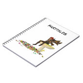 アイリッシュボーイフェアオンマッシュルームスパイラルフォトノートブック ノートブック (左側)