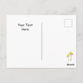 アイリッシュボーイフェアオンマッシュルーム誕生日葉書 ポストカード (裏面)