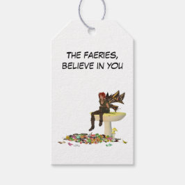 アイリッシュボーイフェアリーオンマッシュルームギフトラベル ギフトタグ