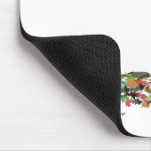 アイリッシュボーイフェアリーオンマッシュルームマウスパッド マウスパッド (コーナー)