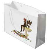 アイリッシュボーイフェアリーオンマッシュルーム抱き枕 ラージペーパーバッグ (裏面アングル)