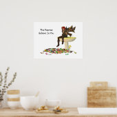 アイリッシュボーイ・フェアリー・オン・マッシュルーム・ポスター ポスター (キッチン)