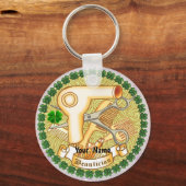 アイリッシュボーティシアンキーチェーン キーホルダー (正面)