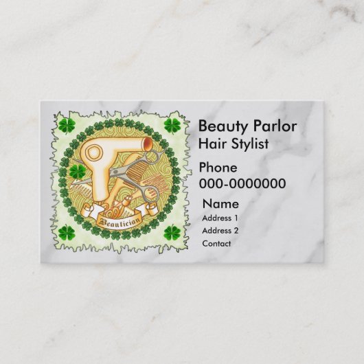 アイリッシュボーティシャンアポイントメントカード 予約カード (正面)