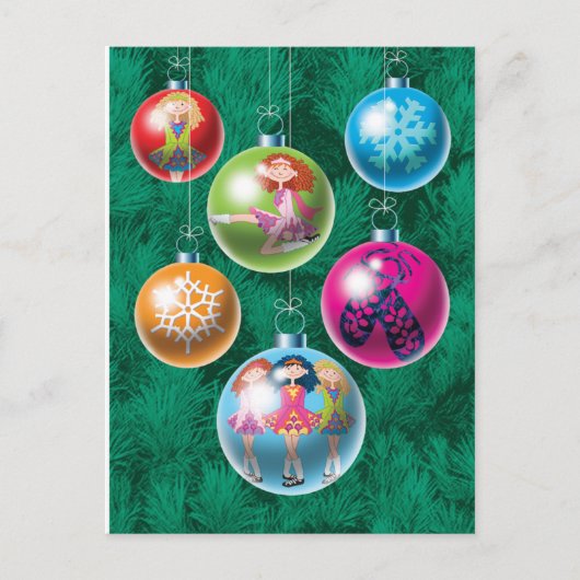アイリッシュボーブルクリスマスカード シーズンポストカード (正面)