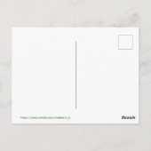 アイリッシュポストカード – 垂直 ポストカード (裏面)