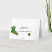 アイリッシュポテト – ST.パトリックの日のグリーティングカード カード (裏面)