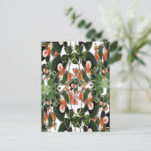 アイリッシュマウス万華鏡のように千変万化するパターントゥーセントパトリックの日 ポストカード (スタンド正面)