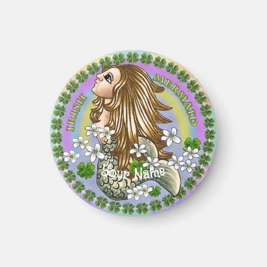 アイリッシュマーメイド磁石 マグネット (正面)