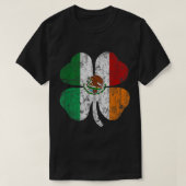 アイリッシュメキシコ国旗メキシコSt patricks day Tシャツ (デザイン正面)