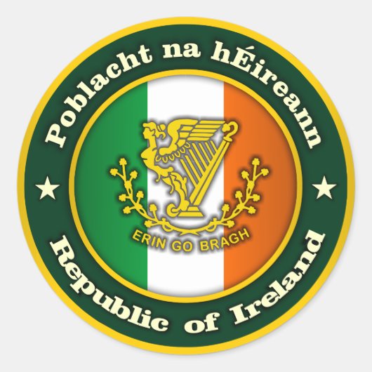 アイリッシュメダリオン2 ラウンドシール (正面)