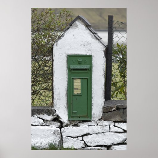 アイリッシュメールプリント ポスター (正面)