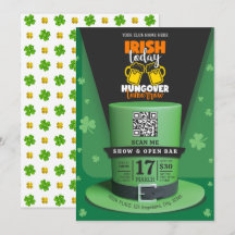 アイリッシュモダンレトロセントパトリックの日パーティーオープンバー