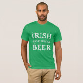 アイリッシュユーズビール – St patricks day Tシャツ (正面フル)