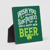 アイリッシュユーメリーサンパトリックの日ハッピーニュービール フォトプラーク (正面)