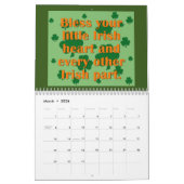 アイリッシュユーモア&プライド カレンダー (3月 2026)