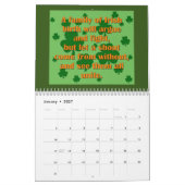 アイリッシュユーモア&プライド カレンダー (1月 2027)