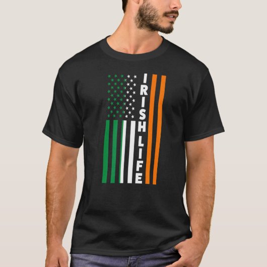 アイリッシュライフアイルランド国旗 Tシャツ (正面)