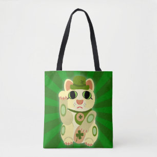 アイリッシュラッキーキャットマッシュアップ トートバッグ