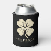 アイリッシュラッキーフォーリーフクローバー(名前はブラック) 缶クーラー (缶正面)