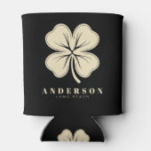 アイリッシュラッキーフォーリーフクローバー(名前はブラック) 缶クーラー (裏面)