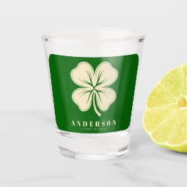 アイリッシュラッキーフォーリーフクローバー（名前は緑） ショットグラス