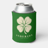 アイリッシュラッキーフォーリーフクローバー(名前は緑) 缶クーラー (缶裏面)