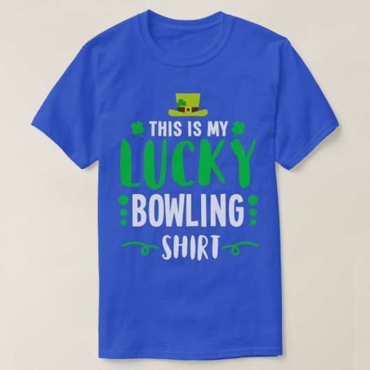 アイリッシュラッキーボーリングSt patricks dayT Tシャツ (デザイン正面)