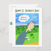 アイリッシュラックセントパトリックの日のポストカード シーズンポストカード (正面/裏面)