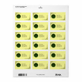 アイリッシュリラリース&つる植物住所 シール (フルシート)