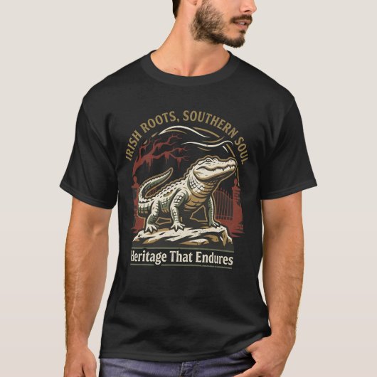 アイリッシュルーツ サザンソウル アリゲーター Tシャツ (正面)
