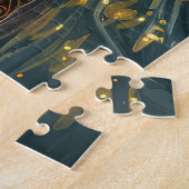 アイリッシュレッドセッタークリスマスフェスティバル航海 ジグソーパズル (側面)