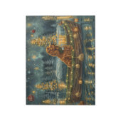 アイリッシュレッドセッタークリスマスフェスティバル航海 ノートパッド (回転)