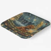 アイリッシュレッドセッタークリスマスフェスティバル航海 ペーパープレート (傾斜あり)