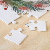 アイリッシュレッドセッタークリスマスリースフェスティバルカップ ジグソーパズル (側面)