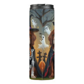 アイリッシュレッドセッタードッグズカボチャおもしろいハロウィーン タンブラー (裏面)