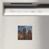 アイリッシュレッドセッターハロウィン不気味 マグネット (インサイチュ (食洗機))