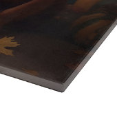 アイリッシュレッドセッターパピー秋デライトカボチャ カッティングボード (角)