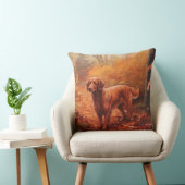 アイリッシュレッドセッター紅葉秋インスパイア クッション (椅子)